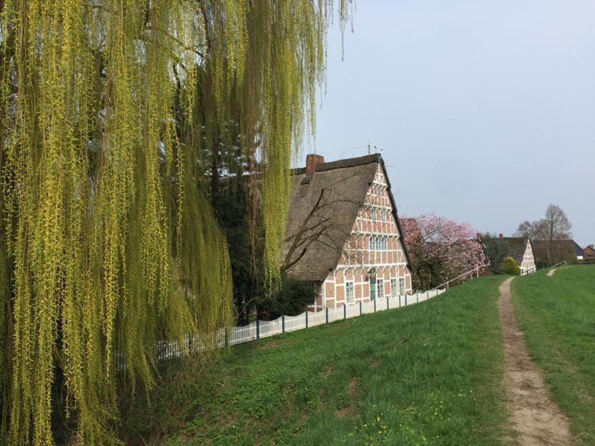 Fewo Blankenese Im Haus Luehegarten Grünendeich Εξωτερικό φωτογραφία