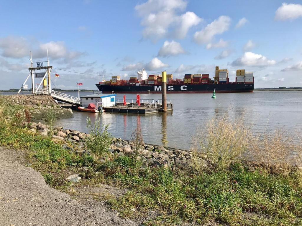 Fewo Blankenese Im Haus Luehegarten Grünendeich Εξωτερικό φωτογραφία
